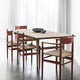 Carl Hansen CH36 Dining Chair — lifestyle, with CH37