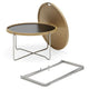 Carl Hansen CH417 Tray Table in Oak — packshot, detail