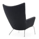 Carl Hansen CH445 Wing Chair in Fiord 191 — packshot, detail