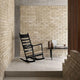 Carl Hansen CH45 Rocking Chair in Oak Black — lifestyle, with CH011 table