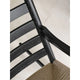 Carl Hansen CH45 Rocking Chair in Oak Black lacquer — studio, detail