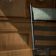 Carl Hansen CU CH45 Rocking Chair Cushions in Sisu 0805 — studio, with CH45 Rocking Chair in Oak Black