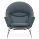 Carl Hansen CH468 Oculus Chair — packshot, detail
