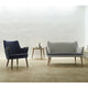 Carl Hansen CH71 Lounge Chair — lifestyle, with CH72 Sofa