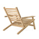 Carl Hansen AH603 Outdoor Deck Chair in teak — packshot, detai