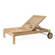 Carl Hansen AH604 Outdoor Sun Lounger in teak — packshot