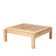 Carl Hansen AH604F Outdoor Lounger Footstool in teak — packshot