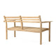 Carl Hansen AH701 Outdoor Lounge Sofa in teak — packshot, detail