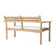 Carl Hansen AH701 Outdoor Lounge Sofa in teak — packshot, detail, with cushions