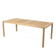 Carl Hansen AH901 Outdoor Dining Table in teak — packshot