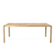 Carl Hansen AH901 Outdoor Dining Table in teak — packshot