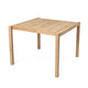Carl Hansen AH902 Outdoor Dining Table Square in teak — packshot