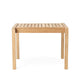 Carl Hansen AH911 Outdoor Side Table or Stool in teak — packshot
