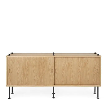 Carl Hansen BM0253 Shelving System Configuration 5 in Oak Oil with Black frame