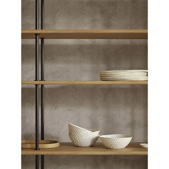 Carl Hansen BM0253 Shelving System — Oak Oil Black frame detail 2