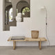 Carl Hansen BM0488L Table Bench in Oak Oil — lifestyle