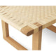 Carl Hansen BM0488S Table Bench Short in Oak Oil — packshot, detail