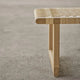 Carl Hansen BM0488S Table Bench Short in Oak Oil — lifestyle, detail