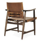 Carl Hansen BM1106 Huntsman Chair in Walnut Oil Cognac Leather — packshot, detail