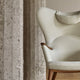 Carl Hansen CH78 Mama Bear Neck Pillow in Hallingdal 100 — lifestyle, living room