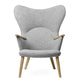Carl Hansen CH78 Mama Bear Lounge Chair in Oak Oil, Hallingdal 130 — packshot