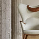 Carl Hansen CH78 Mama Bear Neck Pillow in Sif 92 — lifestyle, living room