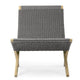 Carl Hansen MG501 Cuba Chair Outdoor in Teak, Charcoal — packshot
