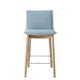 Carl Hansen E007 Embrace Counter Stool in Oak Oil, Stainless Steel — packshot
