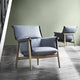 Carl Hansen E015 Embrace Lounge Chair — lifestyle, living room