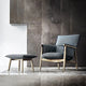Carl Hansen E015 Embrace Lounge Chair — lifestyle, living room