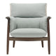 Carl Hansen E015 Embrace Lounge Chair in Walnut Oil, fabric — packshot