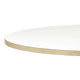 Carl Hansen E020 Embrace Dining Table in Oak White Oil, white — packshot, detail