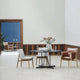Carl Hansen E021 Embrace Side Table in Oak Oil, black — lifestyle