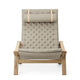 Carl Hansen FK10 Plico Chair in Oak Oil, canvas — packshot