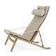 Carl Hansen FK10 Plico Chair in Oak Oil, canvas — packshot, detail