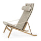 Carl Hansen FK10 Plico Chair in Oak Oil, canvas — packshot, detail