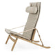 Carl Hansen FK10 Plico Chair in Oak Oil, canvas — packshot, detail