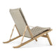 Carl Hansen FK11 Plico Chair in Oak Oil, canvas — packshot, detail