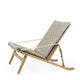 Carl Hansen FK11 Plico Chair in Oak Oil, canvas — packshot, detail