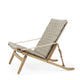 Carl Hansen FK11 Plico Chair in Oak Oil, canvas — packshot, detail