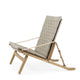 Carl Hansen FK11 Plico Chair in Oak Oil, canvas — packshot, detail