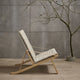 Carl Hansen FK11 Plico Chair in Oak Oil, canvas — lifestyle