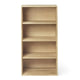 Carl Hansen FK631120 Deep Bookcase Upright in Oak Oil — packshot, with FK633011 shelves