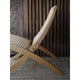 Carl Hansen MG501 Cuba Lounge Chair in Oak Oil, Natural Paper Cord — lifestyle