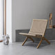 Carl Hansen MG501 Cuba Lounge Chair in Oak Oil, Natural Paper Cord — lifestyle