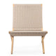 Carl Hansen MG501 Cuba Chair Outdoor in Teak, Sesame — packshot