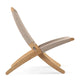 Carl Hansen MG501 Cuba Chair Outdoor in Teak, Sesame — packshot, detail