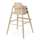 Carl Hansen ND54 High Chair With Baby Backrest in Beech Lacquer — packshot, detai