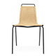 Carl Hansen PK1 Dining Chair, Black Powder Coated Steel, Natural Paper Cord — packshot