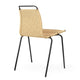 Carl Hansen PK1 Dining Chair, Black Powder Coated Steel, Natural Paper Cord — packshot, detail